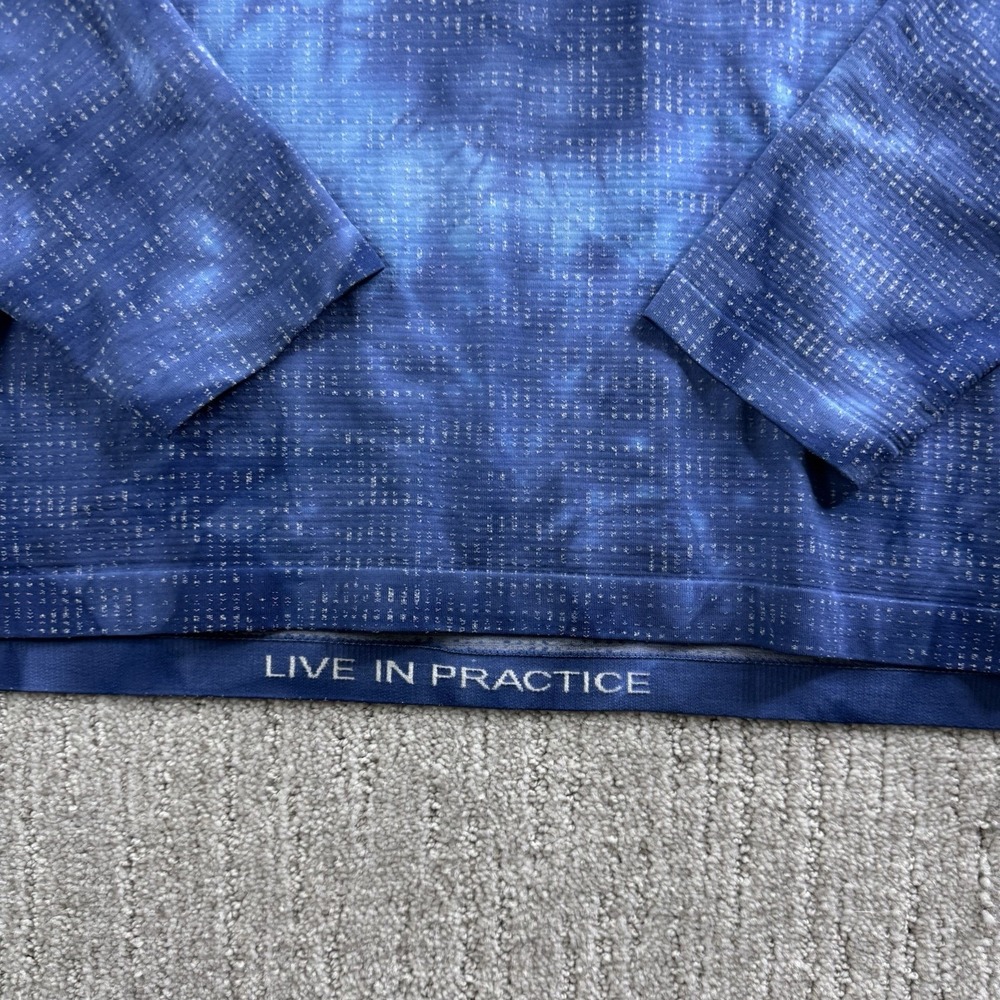 Lululemon Metal Vent Tech Long Sleeve Shirt 2.0 Men's Size XL Blue Marble - Picture 3 of 8